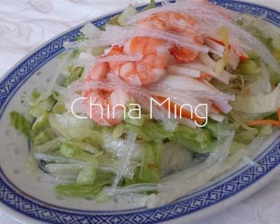 Ensalada de cangrejo y gambas - Imagen 1