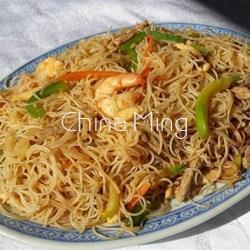 Fideos de arroz al estilo Singapur - Imagen 1