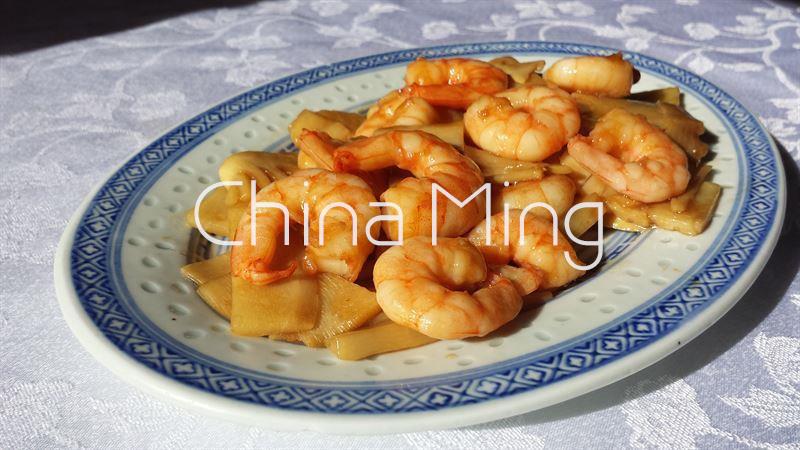 Gambas con bambú - Imagen 1