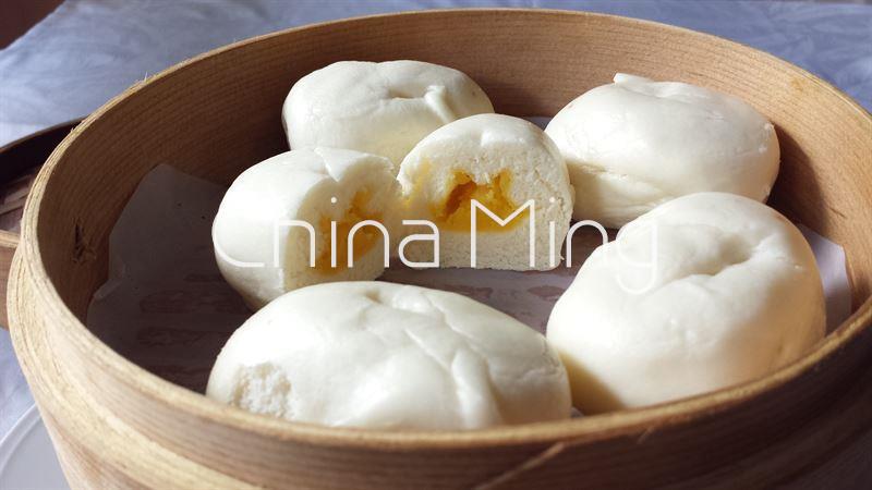 Lai Won Pao (Pan relleno de crema) - Imagen 2