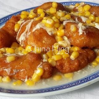 Pescado con maíz - Imagen 1