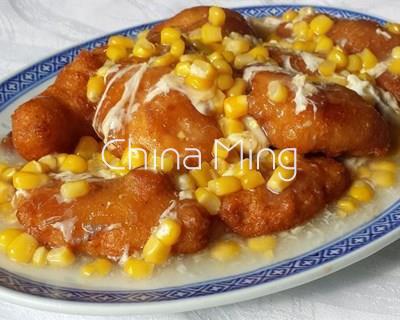 Pescado con maíz - Imagen 1