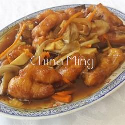 Pescado con salsa china - Imagen 1