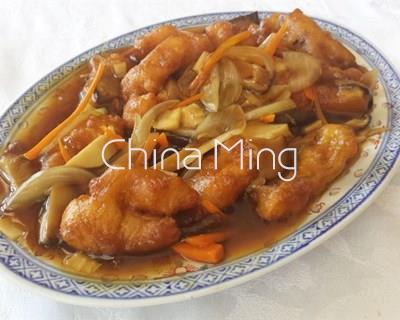 Pescado con salsa china - Imagen 1