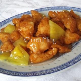 Pollo con piña natural - Imagen 1