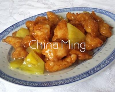 Pollo con piña natural - Imagen 1