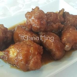 Pollo con salsa picante - Imagen 1