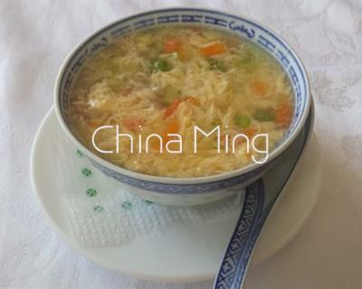 Sopa de huevos revueltos - Imagen 1