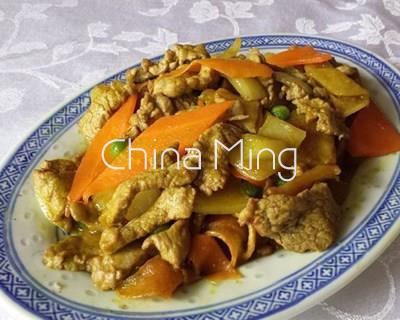 Ternera con salsa curry - Imagen 1