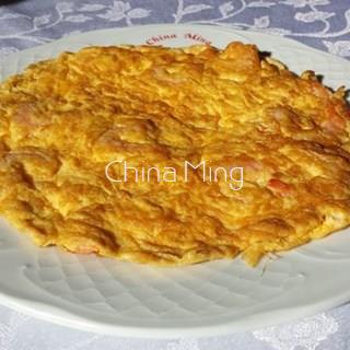 Tortilla de gambas - Imagen 1